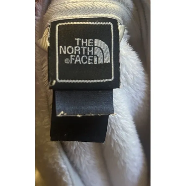 The North Face Women’s Full Zip Fleece Jacket White Size Large Soft Plush Warm - Image 16