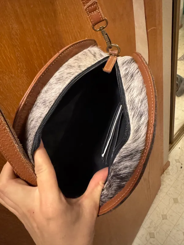 Myra Bags Purse Cowhide Crossbody - Image 2