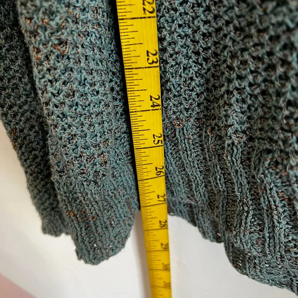 Free‎ People Crochet Sweater Oversized Bohemian Boho Festival Small - Image 9