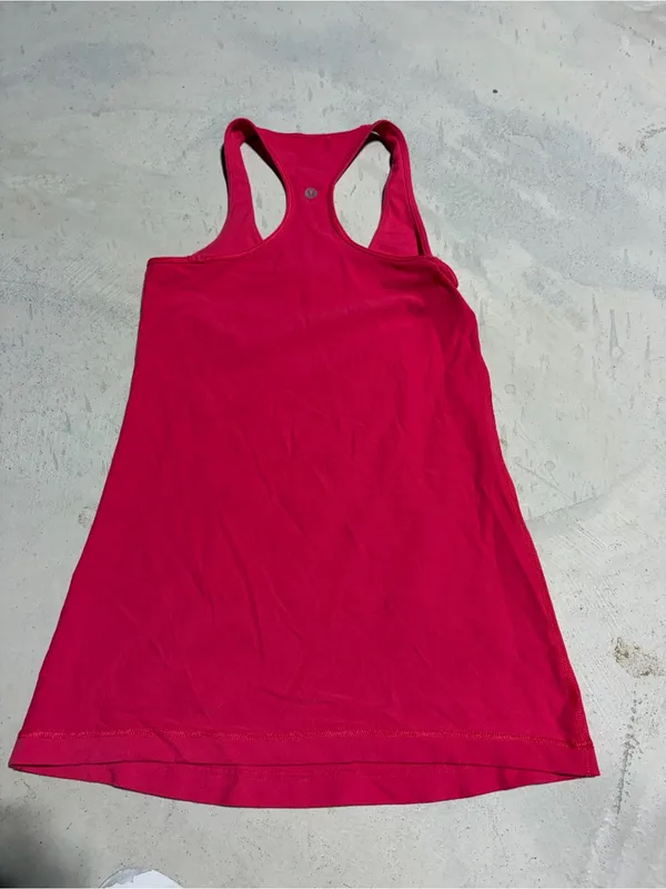 Lululemon classic basic Pink Racerback Tank workout - Image 5