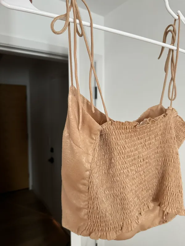 Miss Love Gold Tie Top - Image 3