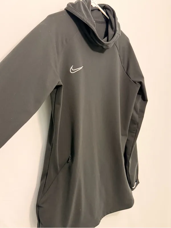 Nike Women's Dri-FIT Academy Hoodie size Large black - Image 11