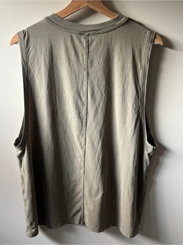 Lululemon Sleeveless Crewneck Tank Top - Olive Green - Image 4