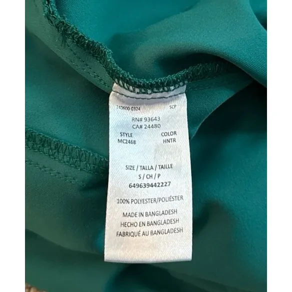 Med Couture‎ Women's Green Short Sleeve Scrub Top Size Small - Image 9