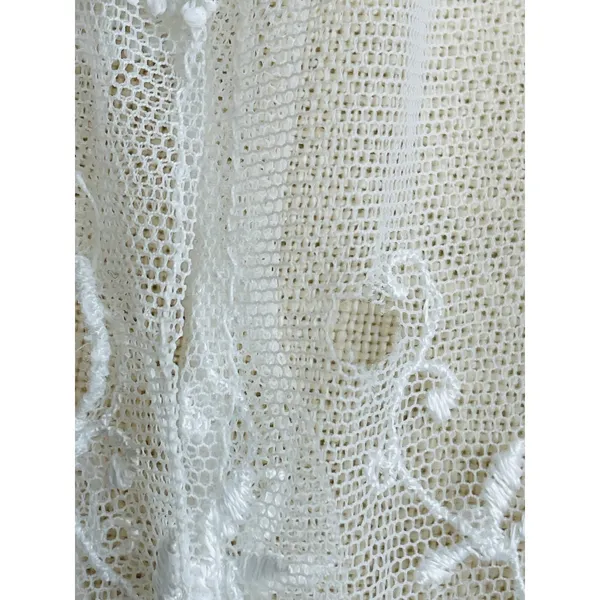 Vintage 1960s Christian Dior White Lace Nightgown Maxi Gown Small - Image 7