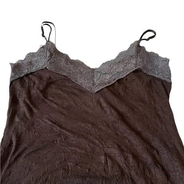 Vintage Y2K Xhilaration Cami Tank Top Lace Trim Fairy Grunge - Image 2