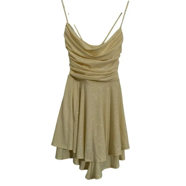 Windsor Shine All Night Glitter Knit A-Line Romper NWT - Image 2