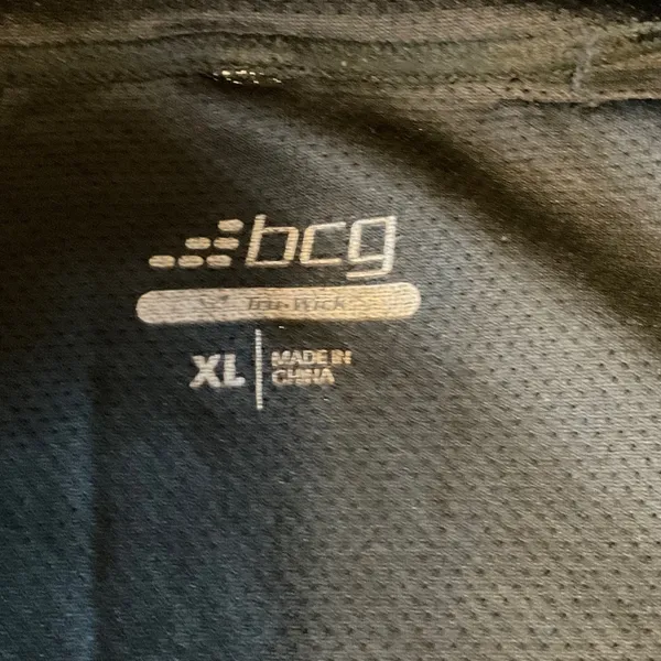BCG Black and White Short Sleeve Athletic Tee - Image 7