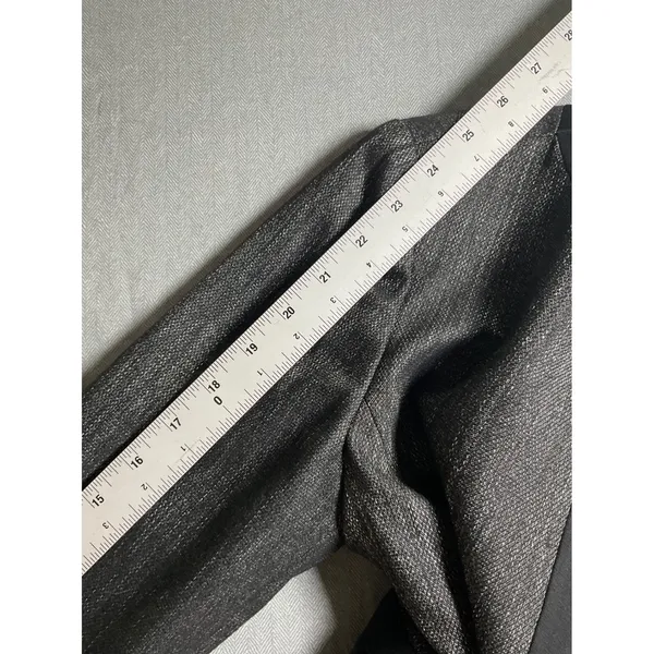 Anne Klein Women's Suit Jacket Blazer Metallic Gray Size‎ 8 Career Office - Image 8