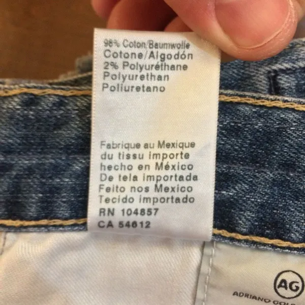 AG Adriano Goldschmied the ex-boyfriend slim slouchy slim size 25r - Image 12