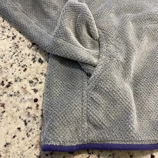 Patagonia Re-Tool Snap-T Pullover Women M Grey Purple‎ Fleece Gorpcore Polartec - Image 7