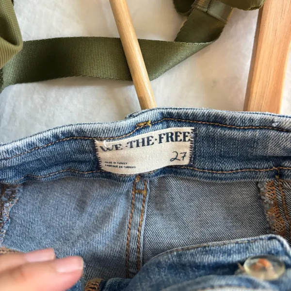 Free People We The Free Front Pleat Flare Jeans - Image 4