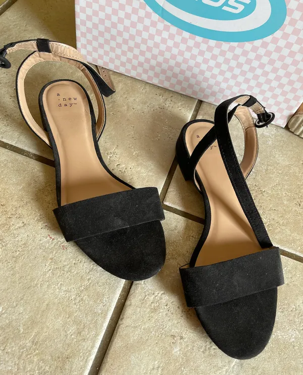 Target Ankle Strap Black Heels - Image 2
