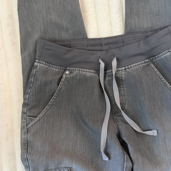 FIGS Heather Gray Technical Joggers - Image 2