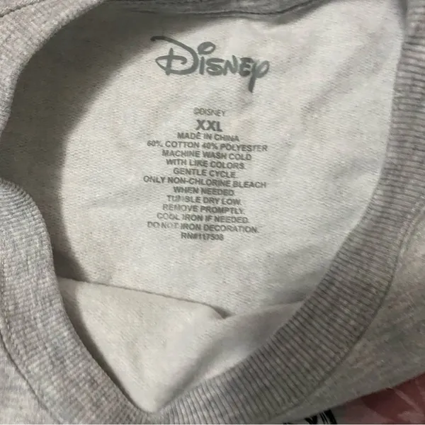 Disney Alice In Wonderland Rabbit Gray Sweatshirt Crewneck Womens - Image 4