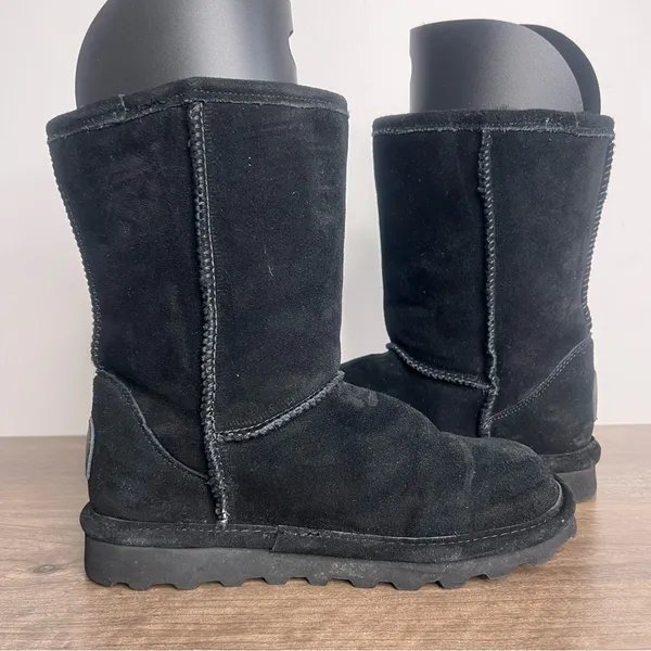 BearPaw Ellie Short Women's Black Boot Size 6 #985 - Image 5