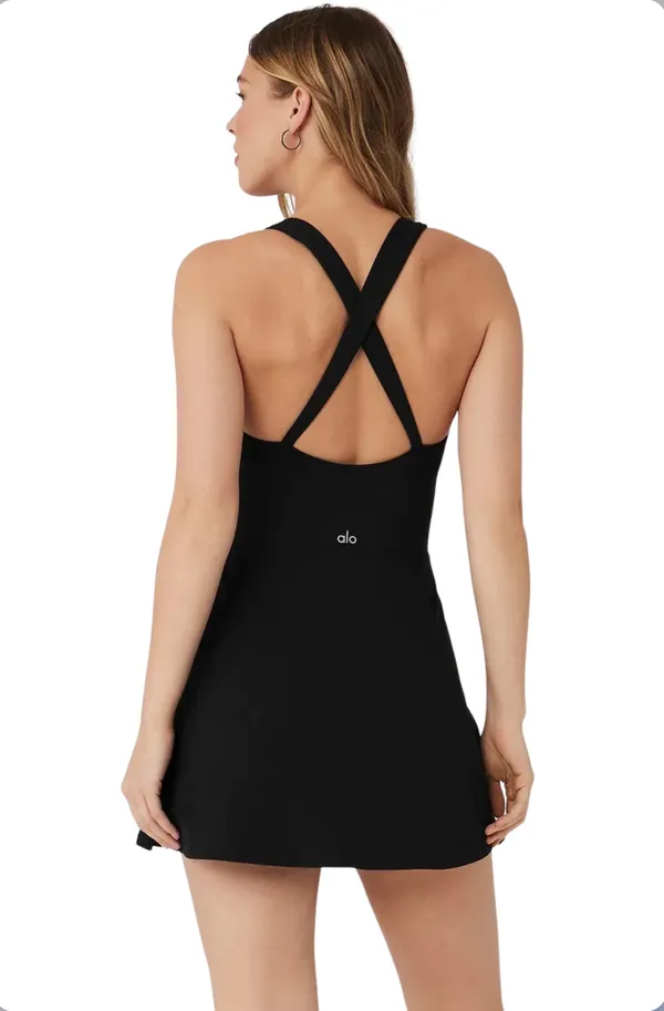 Alo yoga black tennis dress - Image 2