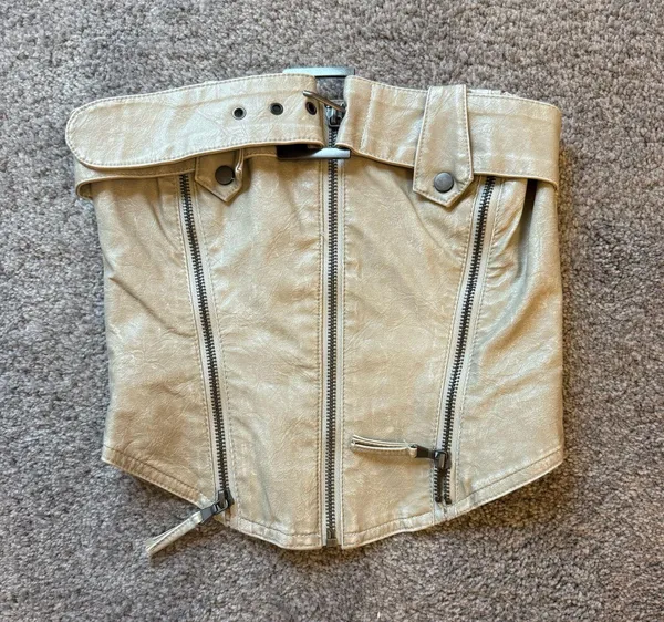 Jaded London Buckle and Zip corset top - Image 2