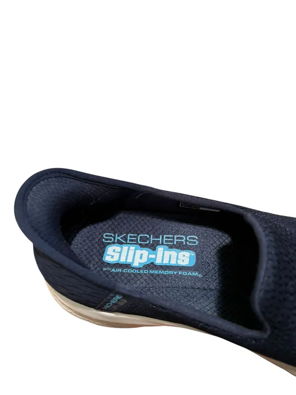 Skechers Women’s Size 8.5‎ Slip-Ins Go Walk Flex No Hands Sneakers Navy Blue - Image 4