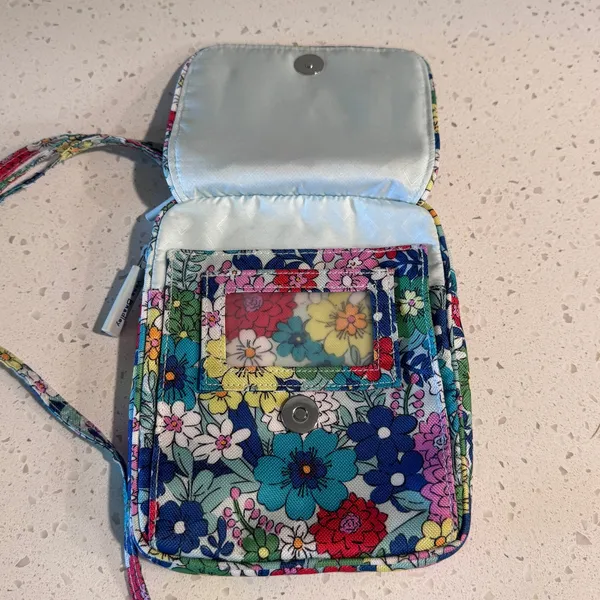 Vera‎ Bradley Ultralight Mini Hipster Floral Crossbody Bag Small Purse ID Window - Image 5