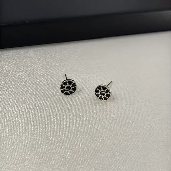 8mm Sun Stud Earrings for Men Women Streetwear Punk Hip Hop Unisex Style - Image 2