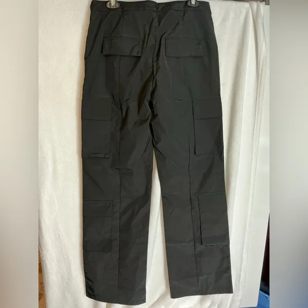 White Fox Boutique Jet Black Utility Pants A0272 - Image 4