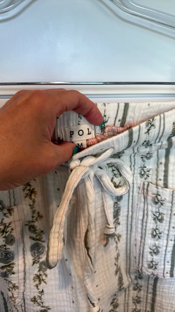 2 piece pants set White Size L top M pants - Image 2