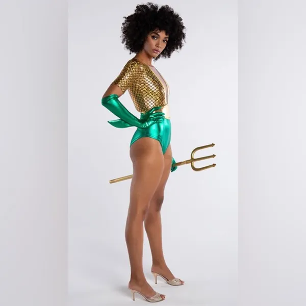 NEW Starline Atlantis Queen Aquatic Mermaid Costume Size Medium - Image 5
