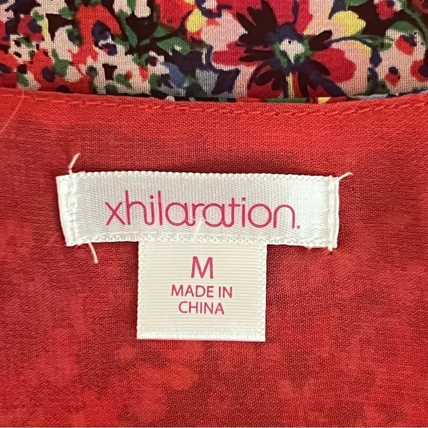 Xhilaration Womens Y2K Fairy Floral Top Sz M Sleeveless Cottage Boho Feminine - Image 8