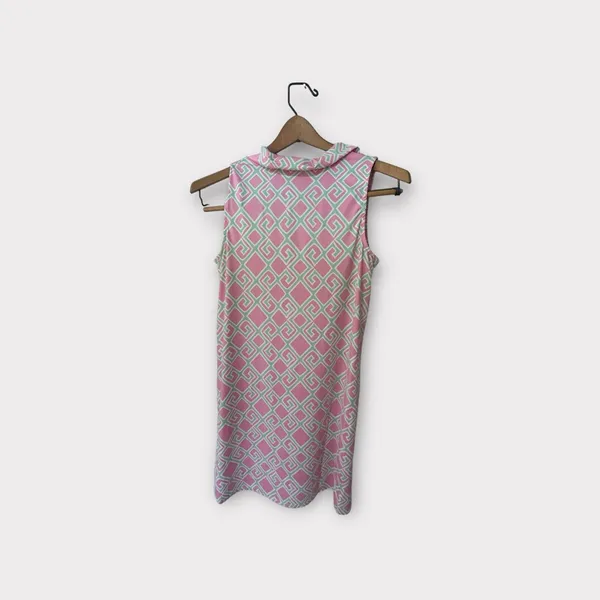 CROWN‎ & IVY Pink & Green Garden Party Signature Dress Size SP 6 for $36 - Image 2