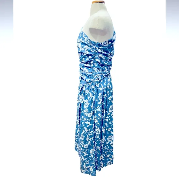 Abercrombie And Fitch One-Shoulder Cutout Maxi Dress Floral Midi Size L NWOT - Image 8