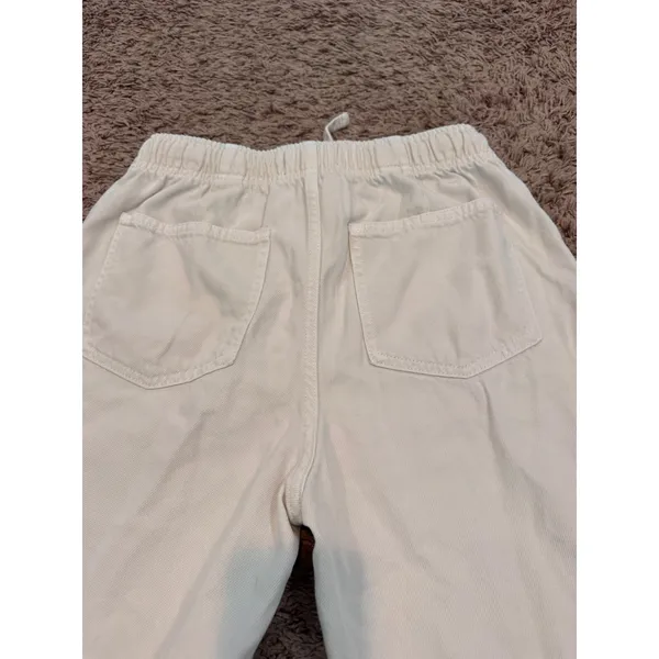 GAP Denim‎ Cream Pull-On Barrel Utility Pants XS - Image 5