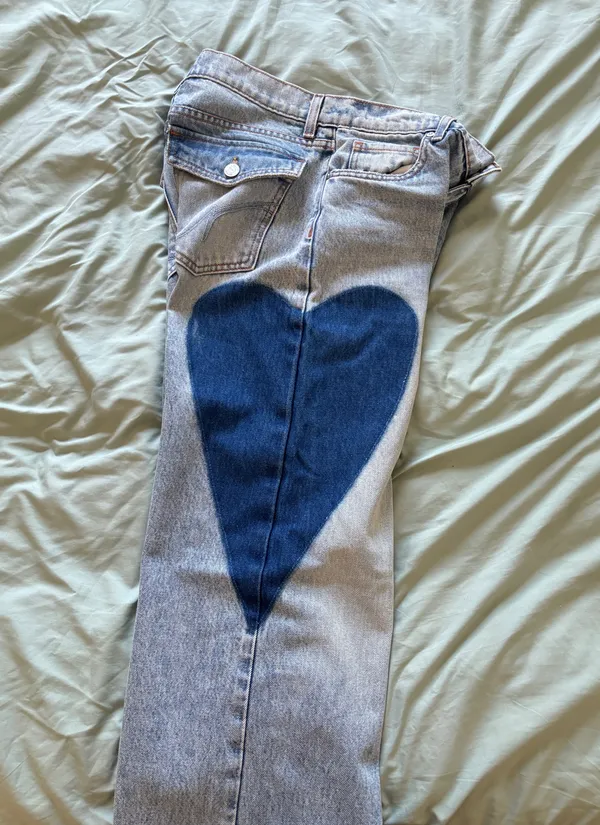 Revice Denim Light Wash Heart TLC LUVR Jeans - Image 11