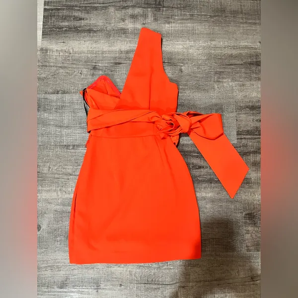 NBD X REVOLVE Jasper Mini Dress in Red Orange - Image 5