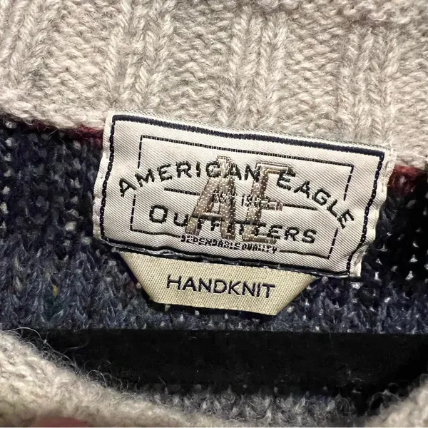 Vintage American Eagle Wool Sweater - Image 8