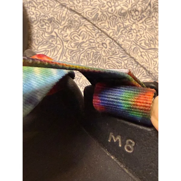 Chaco Chillos Slide Sandals in the Dark Tie Dye Size 8 Women Causal Outdoors - Image 4
