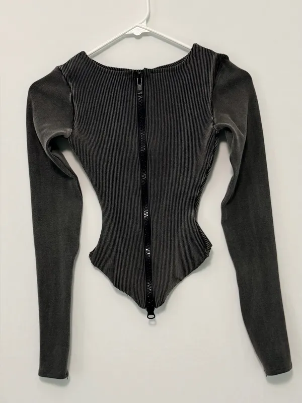 The K Label Kache ribbed Top size Small Black - Image 12