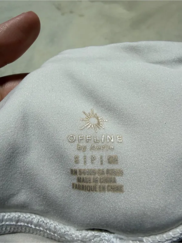 Aerie offline cream Athletic Shorts small - Image 6