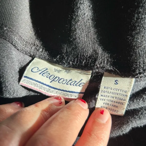 Y2K Aeropostale Velvet Velour Casual Track Pants Size‎ Small - Image 4
