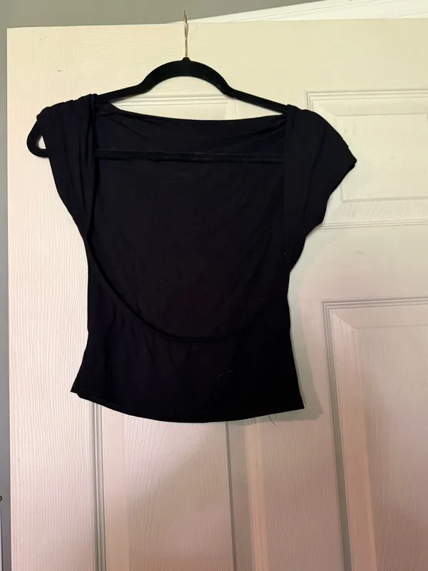 Shein Backless Top black  - Image 2