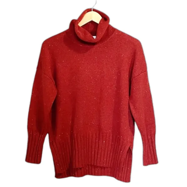 Free Assembly Sweater Roll Neck Rust Fleck Speckled Cozy Pullover Womens Size XS - Image 8