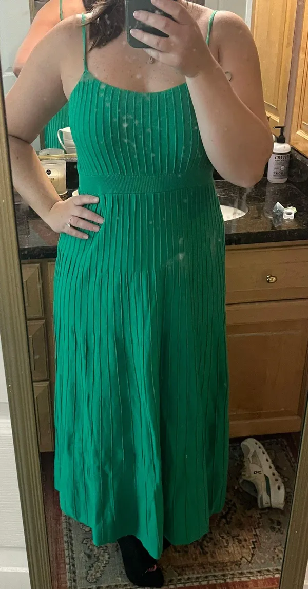 Green Dress Size M - Image 2