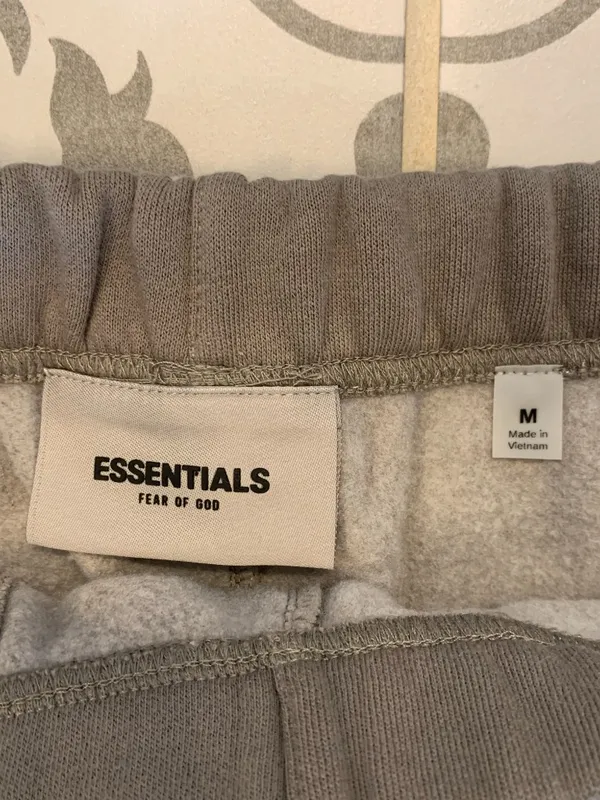 Fear Of God Essentials Charcoal Gray Sweatpants - Medium - Image 6