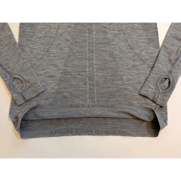 Lululemon Swiftly Tech Long Sleeve Crew Sz 10 Activewear Outdoor Hiking Gym Run - Image 10