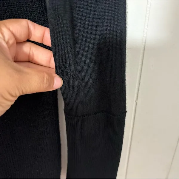 Lululemon Merino Wool Full Zip Jacket Black Thermal Ski Base Layer Women’s Small - Image 10