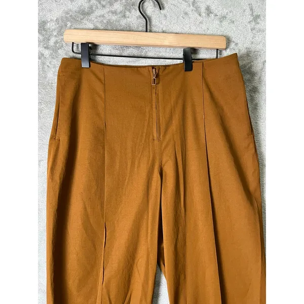 Lululemon Cotton Blend Twill Trouser *7/8 Length Copper Brown‎ Size 29 - Image 2