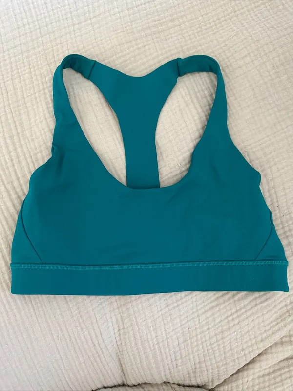 LULULEMON Break Free Bra Nulux in Teal Green Sz. 8 - Image 4