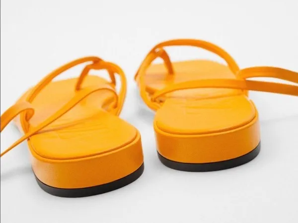 ZARA Leather Sandals - Image 8
