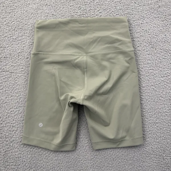 Lululemon Wunder Train Shorts High Rise 8" Grey Eucalyptus Athletic Women's 6 - Image 2