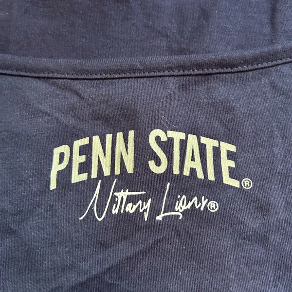Rivalry Threads Penn State Navy Crop Top - Image 2